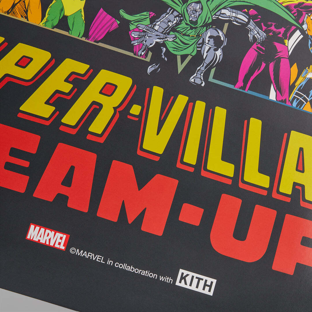 Kith x Marvel Supervillains Poster SS24 BRAND NEW IN HAND | eBay