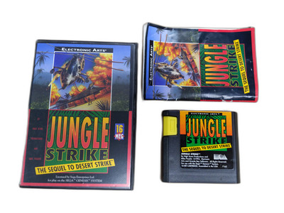 Jungle Strike Sega Genesis Complete in Box