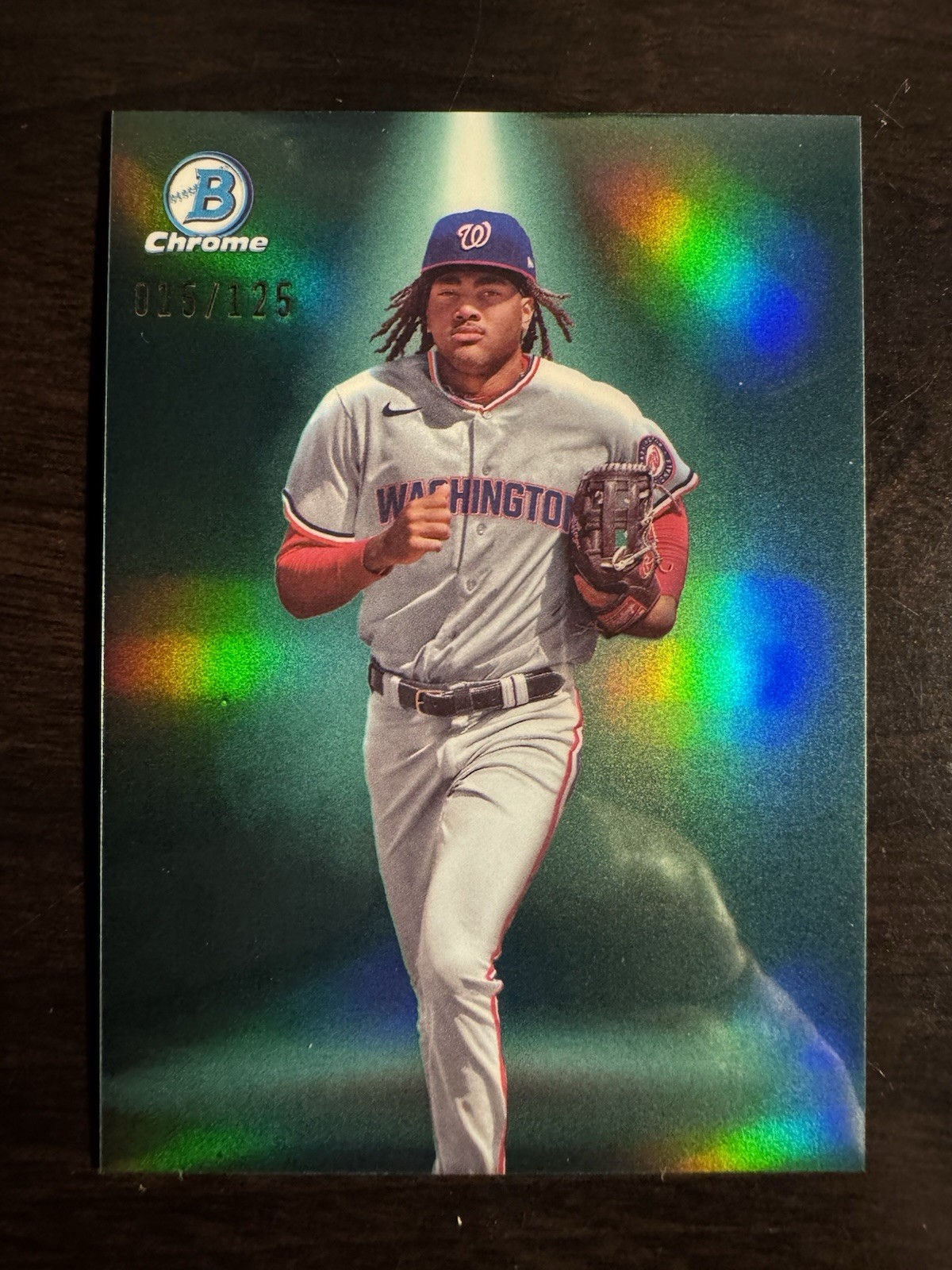 2024 Bowman Chrome Spotlights James Wood /125 Aqua Refractor