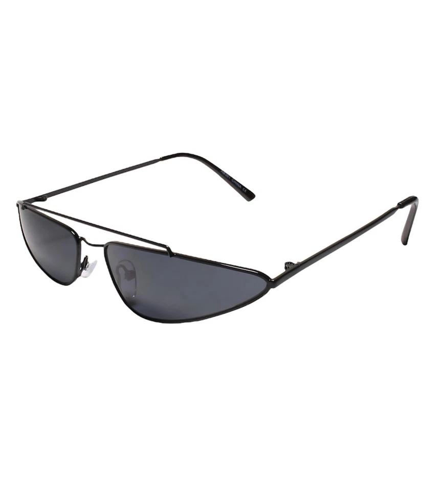 Elegante Exótico Único Elegante Sexy Delgado Minimalista Negro Ojo de Gato Gafas de Sol Foto 3 de 4