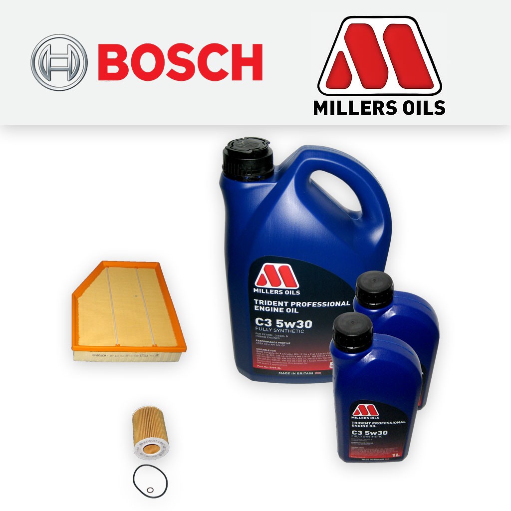 SERVICE KIT for BMW 5 SERIES 520I E60 E61 M54 OIL AIR FILTERS +OIL (2003-2010)
