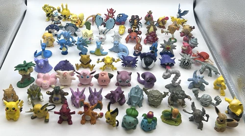 Vintage Pokémon bootleg/ real Tomy 75+ gen 1 figures Lot 1.5-2"