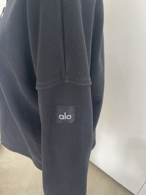 Alo Yoga Renown Quarter Zip Pullover Oversized Heavyweight Fleece