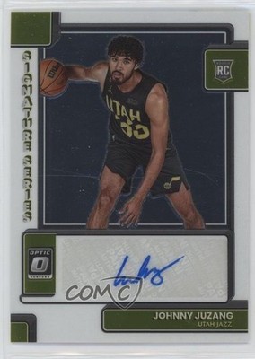 2022-23 Panini Donruss Optic Signature Series Johnny Juzang Rookie Auto RC 0l1