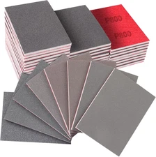 32PCS Sanding Sponge Kit, 180-3000 Grit Hook & Loop Wet Dry Sanding Sponges for 