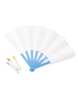 Summer Fun DYI Color Your Own Fan Craft Design Decorations