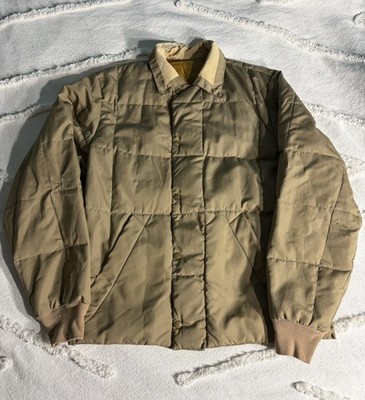 Vtg 50's 60's Eddie Bauer Skyliner Snap-Jac Down Jacket Men's L