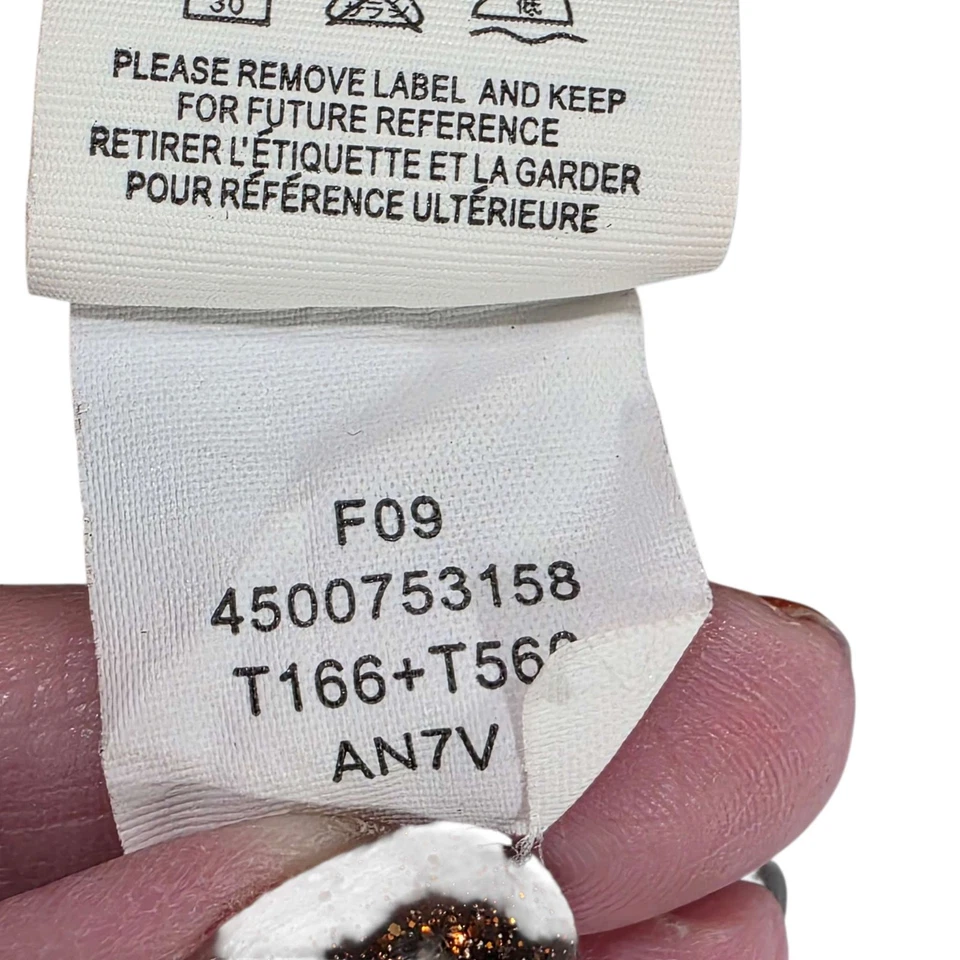 The North Face Fleece Beanie Hat One Size Purple Fuzzy Logo Embroidered  - Image 4 of 4