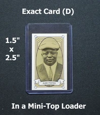 RUBE FOSTER 1992 Sports Card News "Old Time Tobacco Card" #31 _ Exact Card (D)
