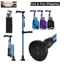 Walking Cane for Men  Women,Foldable,Adjustable,Self Standing Cane with Seco...