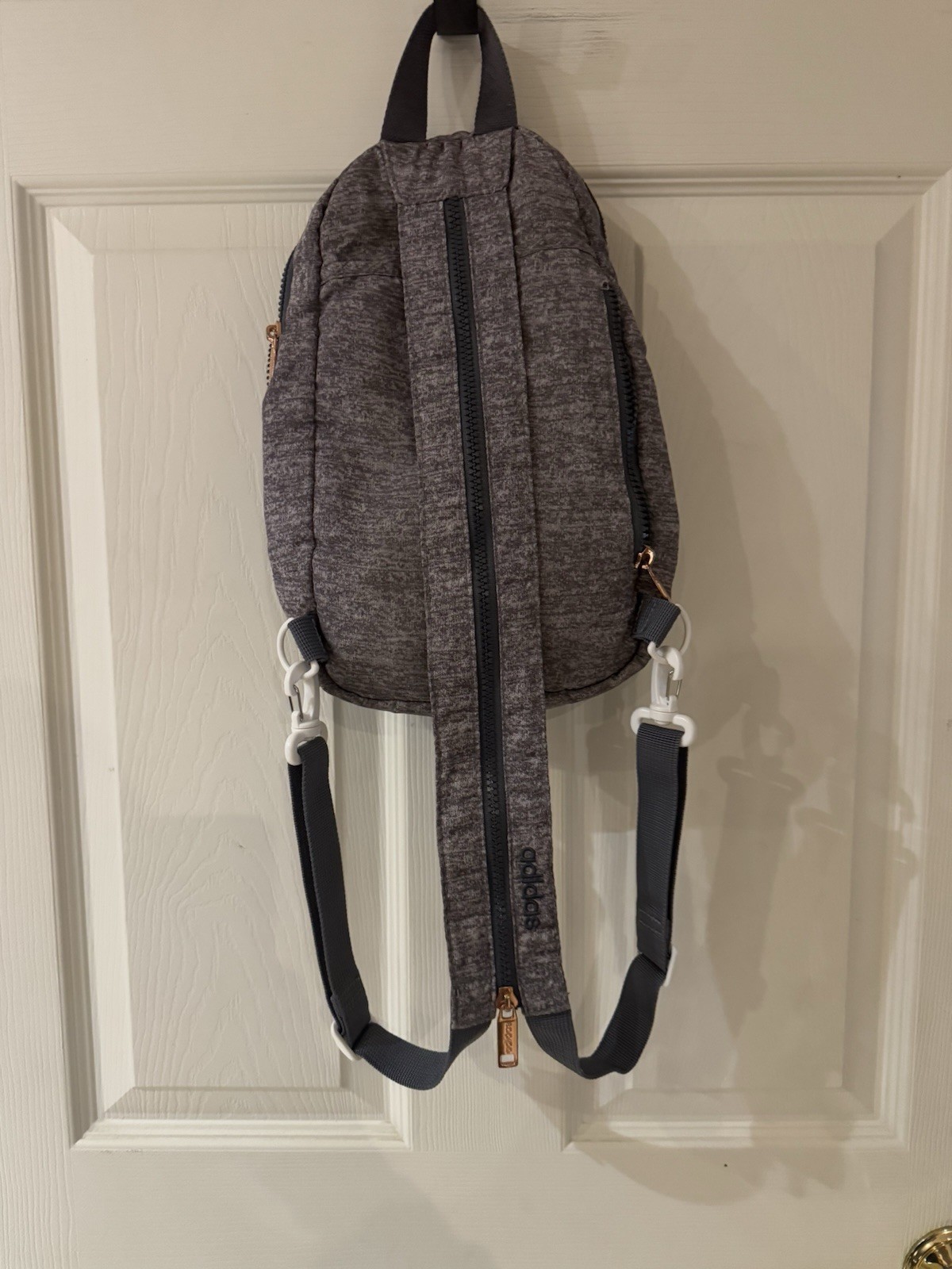 Adidas Essentials Convertible Sling Backpack Gray… - image 7