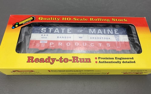 HO Roundhouse RTR 40’ AAR Youngstown Door Boxcar BAR #20402 ¡NUEVO EN CAJA! HO8556 | Condition: New