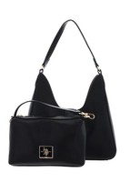 U.S. Polo Assn. Margaret Hobo Bag Schultertasche Tasche Black Schwarz Neu