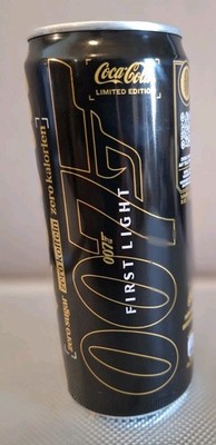 Coca Cola Zero Zero 007 James Bond First Light Limited Edition Dose Neu / New
