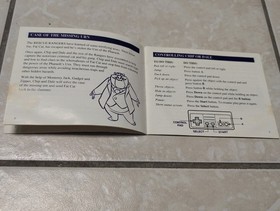 Chip n Dale Rescue Rangers 2 NES manual only