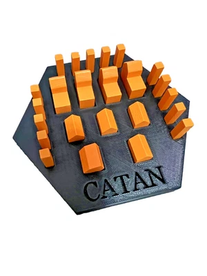 Settlers Of Catan player pieces holder x 6