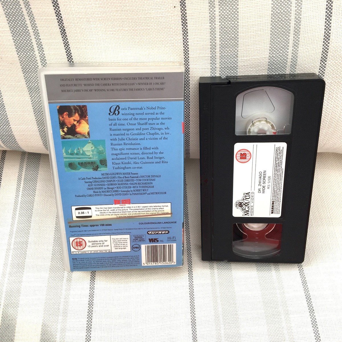 DOCTOR ZHIVAGO FILM-VHS-SPECIAL COLLECTORS EDITION-WIDESCREEN-GIFT