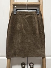 Global Identity G-III Vintage Women's Suede Leather Above Knee Skirt Size 5/6