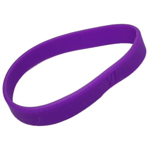 Silicone Wrist Bands - Tub of 36 - Purple