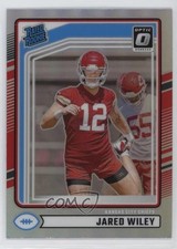 2024 Panini Donruss Rated Rookie Optic Preview Holo Prizm Jared Wiley #387 10nl