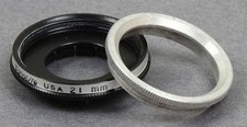 21mm Slip-On/Over to Series V 5 EDNALITE 521 FILTER HOLDER/ADAPTER w/Ring