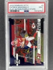 2023 Donruss Optic FOTL Patrick Mahomes Play Action Purple Stars SSP /25 PSA 9