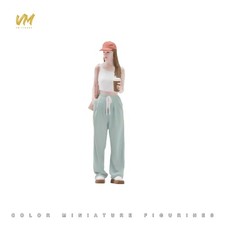 1/18 Scene Props Shopping Beauty Miniature Figurine Doll Toy Resin Diorama