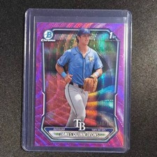 🧂YY 2026 BOWMAN CHROME PROSPECT 1ST FUCHSIA WAVE /199 JAMES QUINN-IRONS