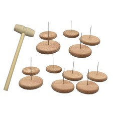 12x Crochet Doll Stand Knitted Doll Holder Home Decorative Showcase Holder Solid