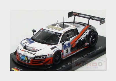 1:43 Spark Audi R8 Lms Ultra Team Hankook #9 Adac Nürburgring 2014 SG147 Modell