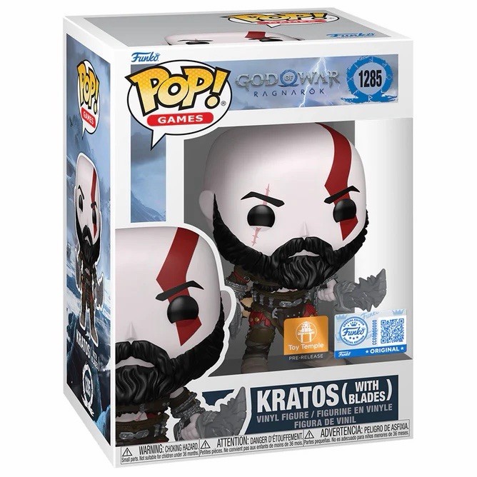 Funko Pop God Of War Ragnarok Kratos With Blade #1285 (PRESALE)