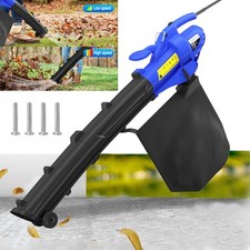 3000W 3 in 1 Garden Vacuum for Leaves Leaf Vacs Blower Hoover Long 13m Cable UK
