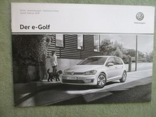 VW e-Golf (type AU) price list version Austria February 2019 pricelist