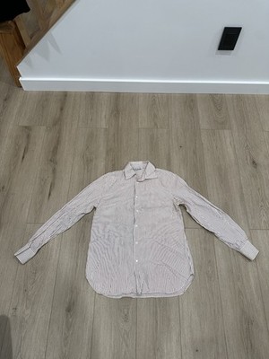 LORO PIANA Womens Striped Cotton Fitted Button Down Shirt Cotton 44