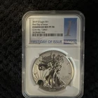 US Mint 2019 American Eagle 1 oz Silver Proof NGC PF 70 .999 Fine Coin First day