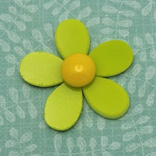 Sale Lemongrass Opal 96 COE Five Petal Flower Glass Precuts for Fusing Supplies