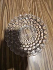 Vintage Anchor Hocking Clear Bubble Glass 10” Plate