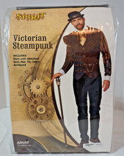 Adult Male Victorian Steampunk Costume Size Medium - Brand New With Tags