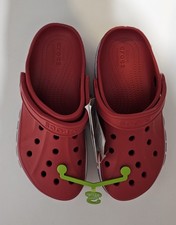 Crocs, Mens 7, Women's 9. Red New With Tags