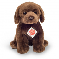 Hermann Teddy Kuscheltier Labrador Sitzend 25 Cm Dunkelbraun PlüSchhund