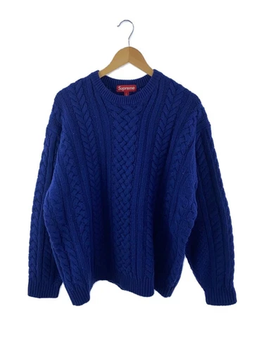 Pull Supreme bleu marine L occasion