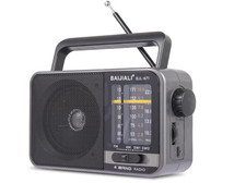 Radio port til AM/FM con altavoz potente, bater a o USB, ideal emergencias. Nuev
