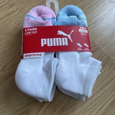 Girls Puma Low Cut Socks