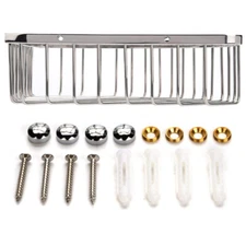 304 Stainless Steel Shower Corner Basket Wall Mounted Organizer