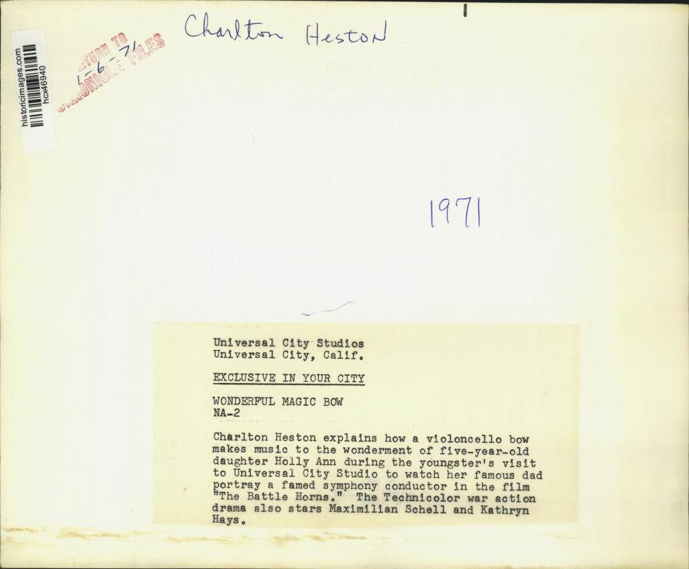 Holly Daughter Of Charlton Heston