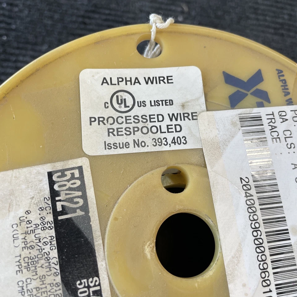 ALPHA WIRE 58421 SL002 / 58421SL002(全新品牌)石板 500 英尺 — 第 4/4 张图片
