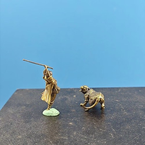 2 Stück Reines Kupfer Wasserrand Figur Miniatur Landschaft Ornamente - Bild 8 von 12