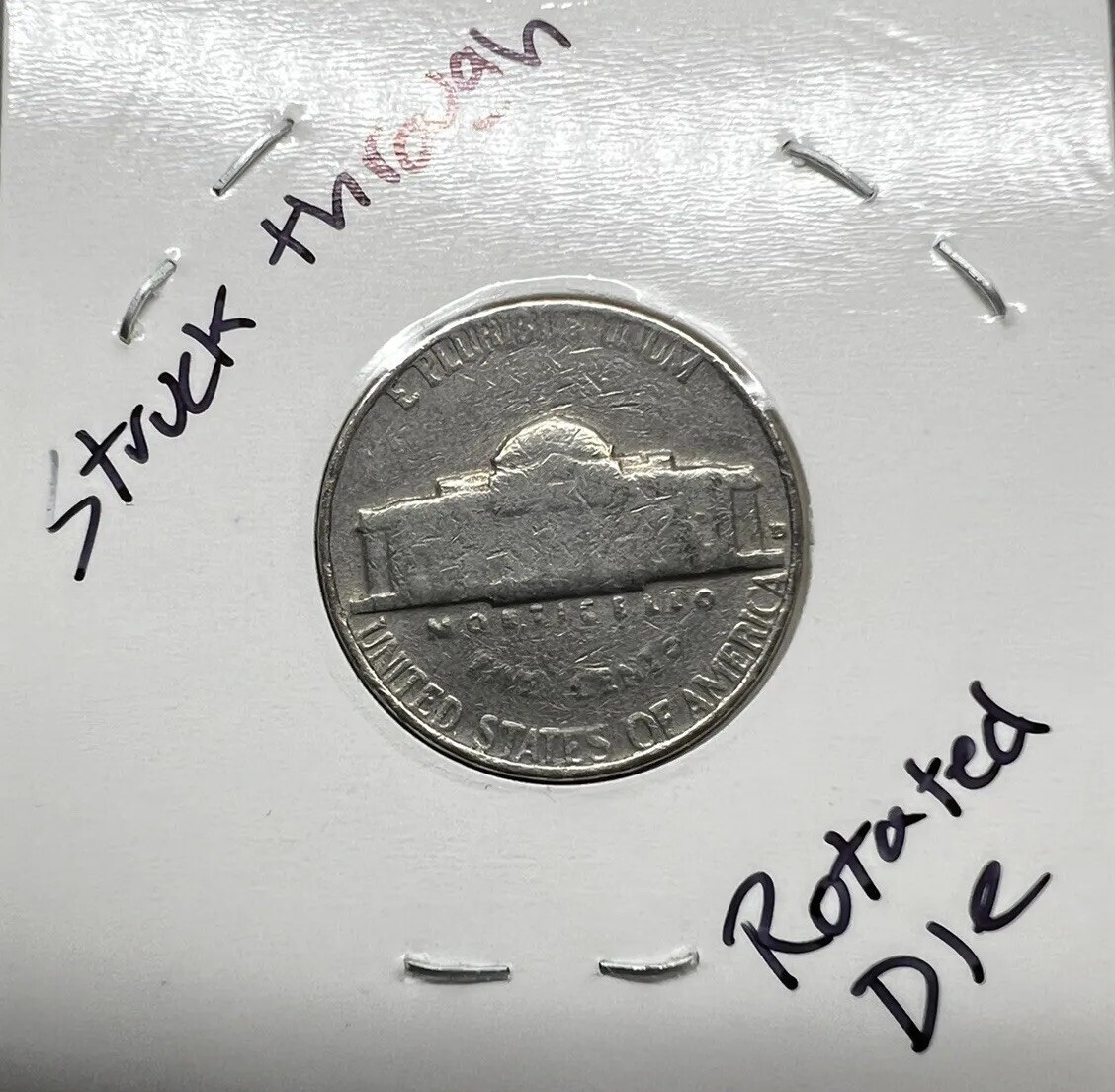 ミックです 1964 Horizontal D Over D Re Punched MINTMARK Error - RPM D/D