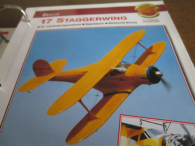 Faszination 14 10 Beech 17 Staggerwing USA Doppeldecker 1932 