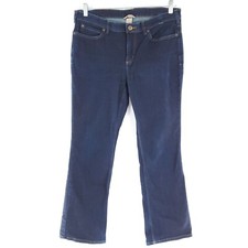 Duluth Trading Co Women Jean Mid Rise Blue Size 12 33x30 